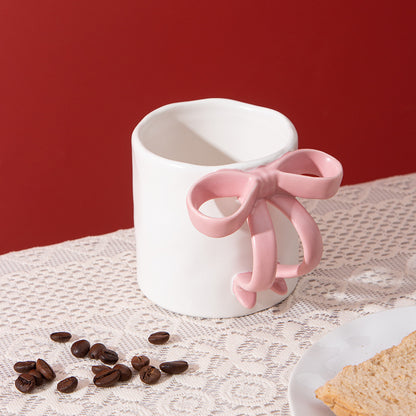 [TheBellozia] Tied with Love Mug (Pink&White)