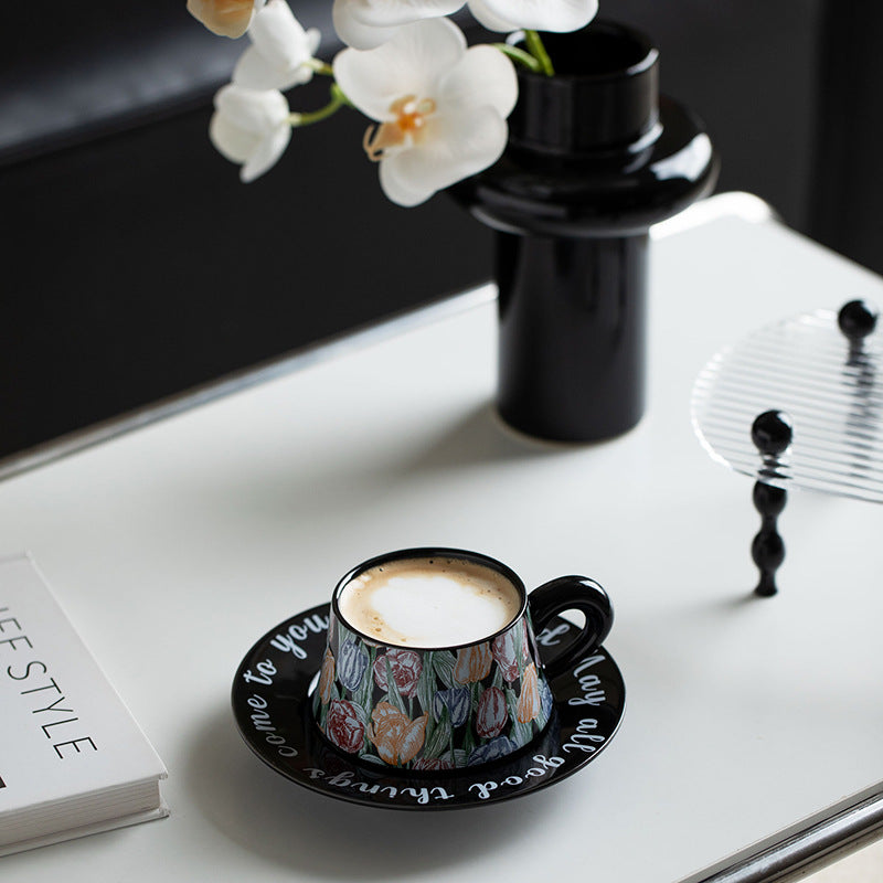 [TheBellozia] Tulip Bloom Cup and Saucer Set