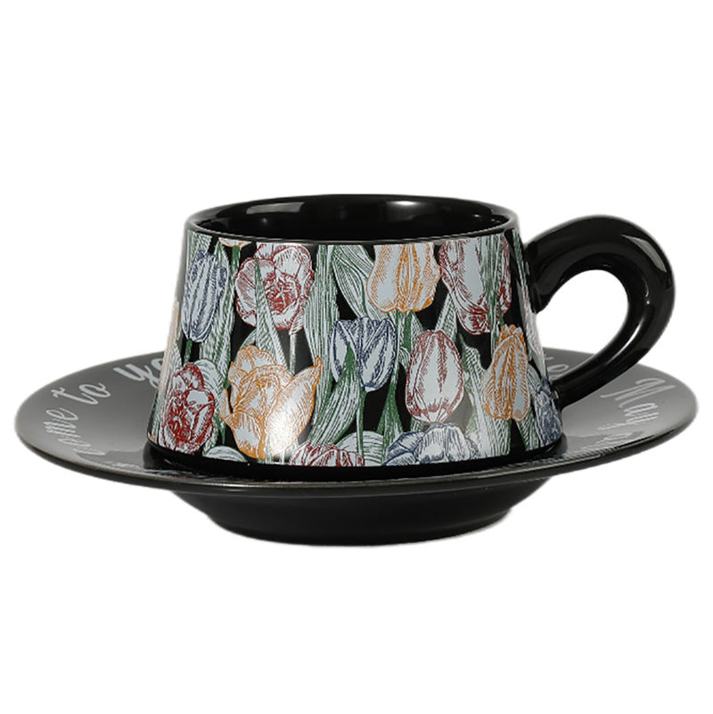 [TheBellozia] Tulip Bloom Cup and Saucer Set