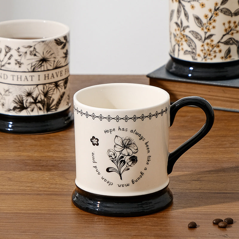 [TheBellozia] Floral Lines Mug