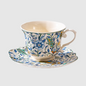 [TheBellozia] Blue Floral Fantasy Cup and Saucer Set