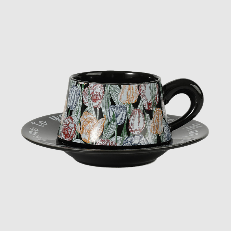 [TheBellozia] Tulip Bloom Cup and Saucer Set